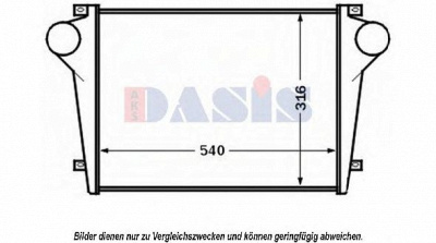 AKS DASIS 407009n -  Интеркулер
